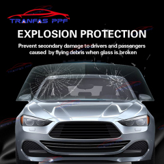 TPU Windshield Protection Film 8 mil UV Window Film High Hydrophobic Transparent Window Tint Film 1.52*15M