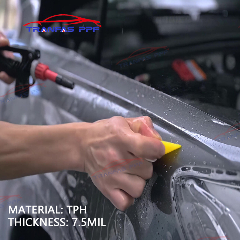 Car Paint Protection Film PPF TPH Anti-scratch Film Transparent Super Strong Stretch Anti Yellowing TPH 7.5  Mil  Film