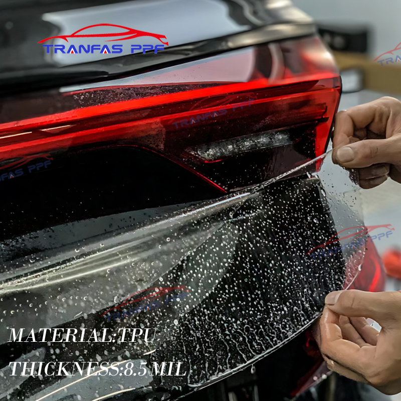 Tranfas PPF 8.5mil PPF Paint Protection Film Transparent PPF TPU Glossy 1.52*15M PPF Self Healing Anti Yellow Car Film