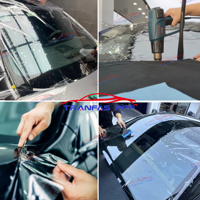 TPU Windshield Protection Film 8 mil UV Window Film High Hydrophobic Transparent Window Tint Film 1.52*15M