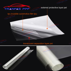 TPU Windshield Protection Film 8 mil UV Window Film High Hydrophobic Transparent Window Tint Film 1.52*15M