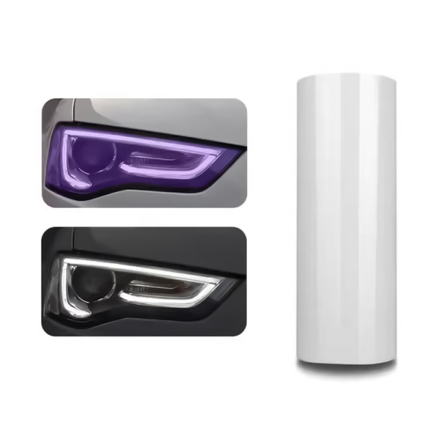 30CM*15M TPU Self Healing Anti Scratch Light Grey Headlight Film Light Black Taillight Dark Transparent TPU Lamp Film
