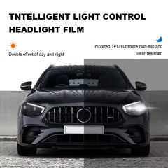 30CM*15M TPU Self Healing Anti Scratch Light Grey Headlight Film Light Black Taillight Dark Transparent TPU Lamp Film