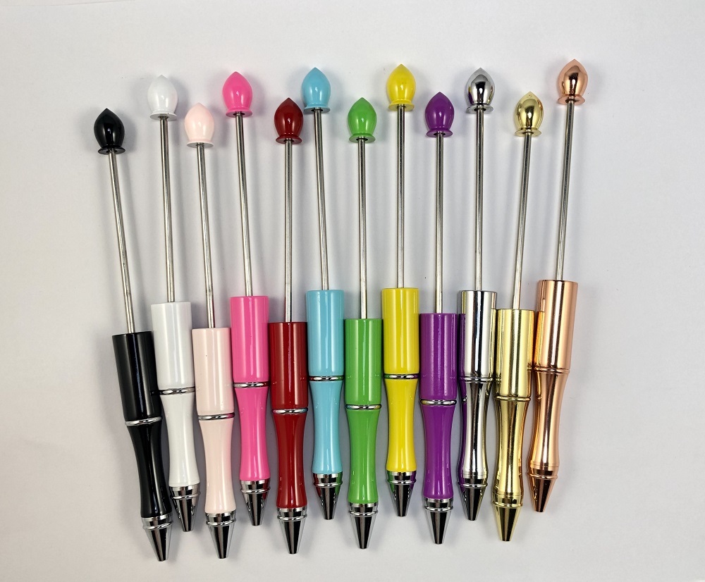 13 Colors Available Tears Shape Head DIY Full Metal Beadable Pen