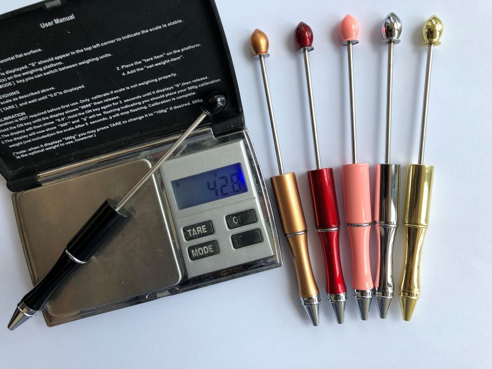 13 Colors Available Tears Shape Head DIY Full Metal Beadable Pen