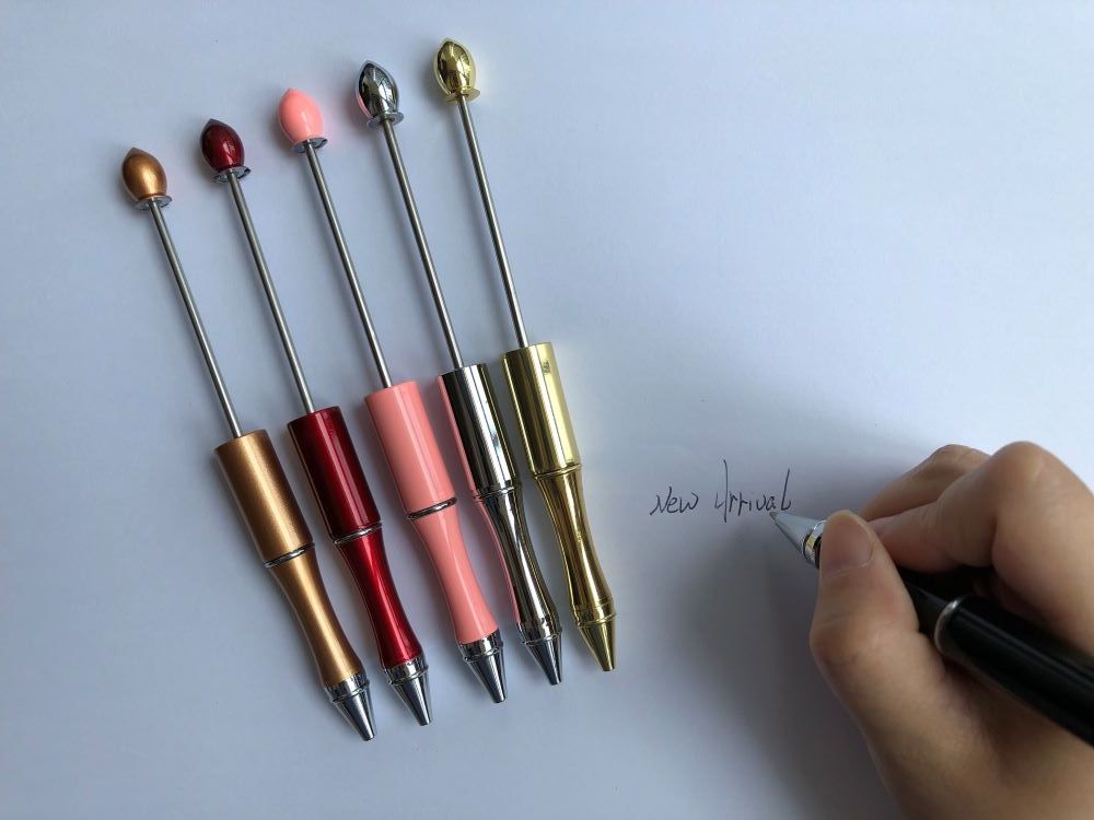 13 Colors Available Tears Shape Head DIY Full Metal Beadable Pen