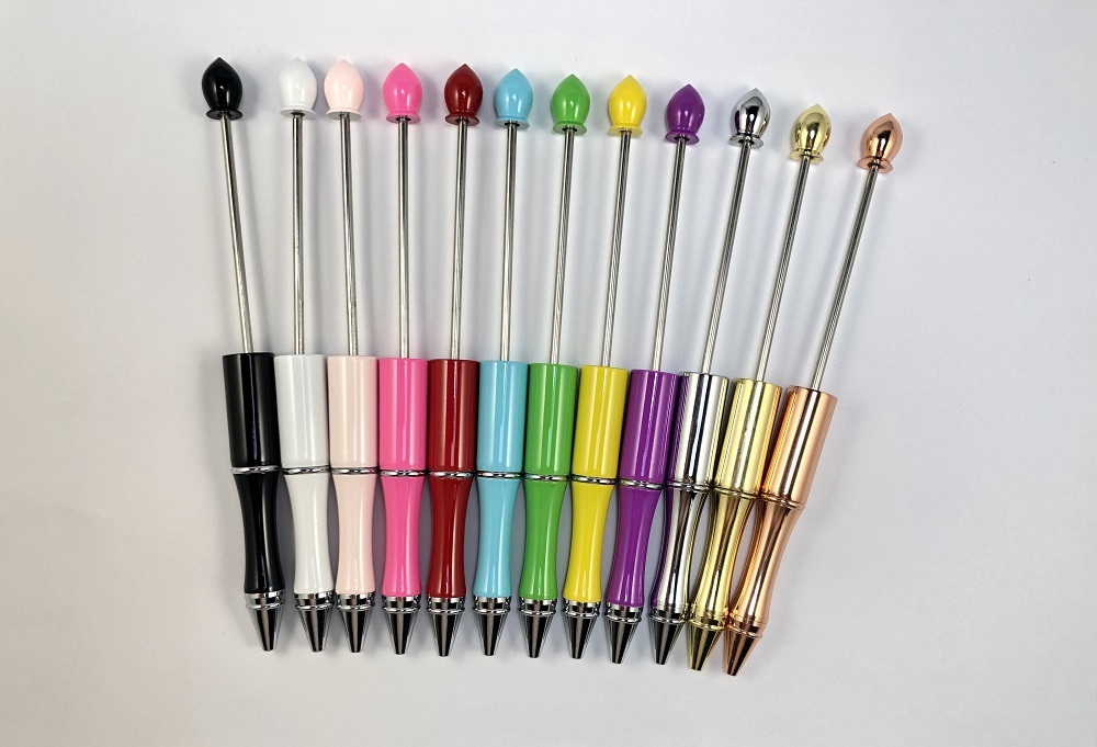 13 Colors Available Tears Shape Head DIY Full Metal Beadable Pen
