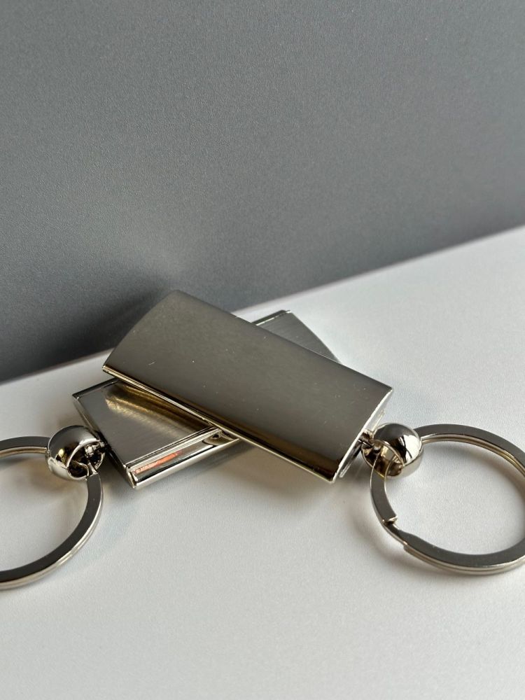 Metal Key Ring Wholesake Engraved Keychain Holder