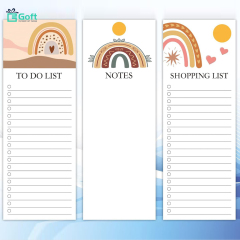 3pcs Magnetic Notepad Lists