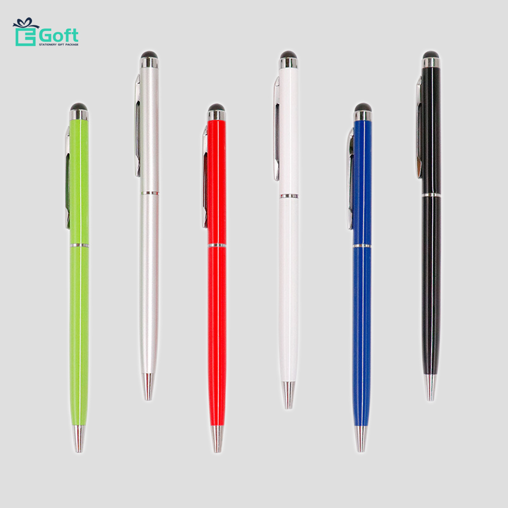 Promotional Custom Metal Stylus Ballpoint Pen For Touch Screen