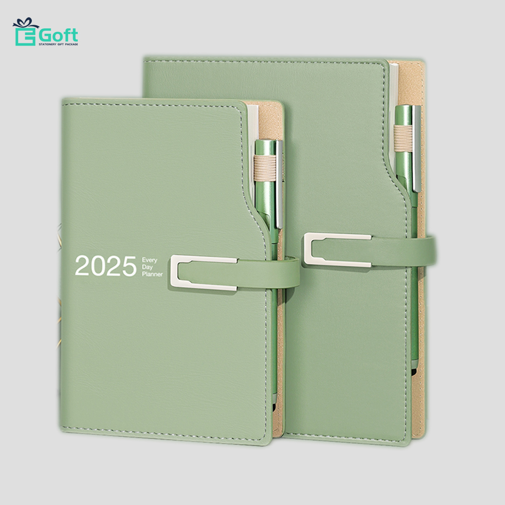 300+ Pages Wholesale Thick Personalised Custom Best A5 Handcover Notebook with Pen Holder Just for You