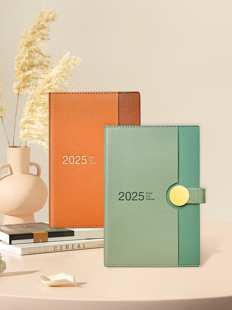 Personalised Nice Luxury A5 Waterproof Leather Journal Planner Notebook With Pen Holder