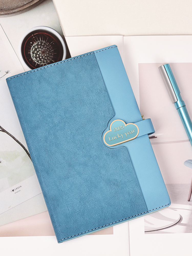 2025 Weekly Personalized Planner Best Business Schedule Diary with Cloud Shape Button