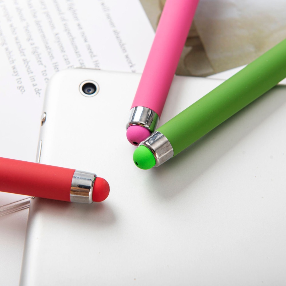 Novelty Nice Orange Color Touch Plastic Pen with Cap Custom Printed Promotional 0.5mm Plastic Gel Pen