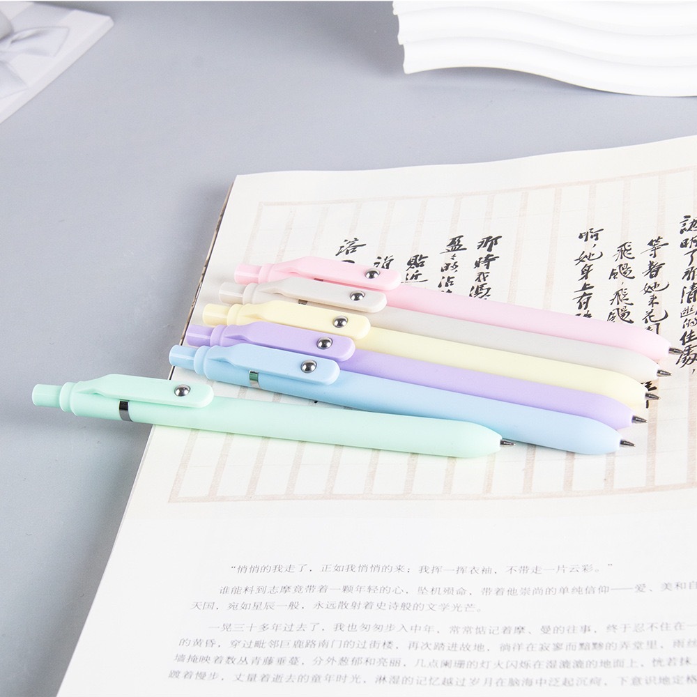 Wholesale Personalized Macaron Multcolor High Quality Luxury Gel Roller Pen with Bead