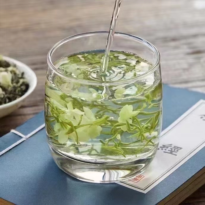 Flower and grass tea jasmine tea Bitan snow