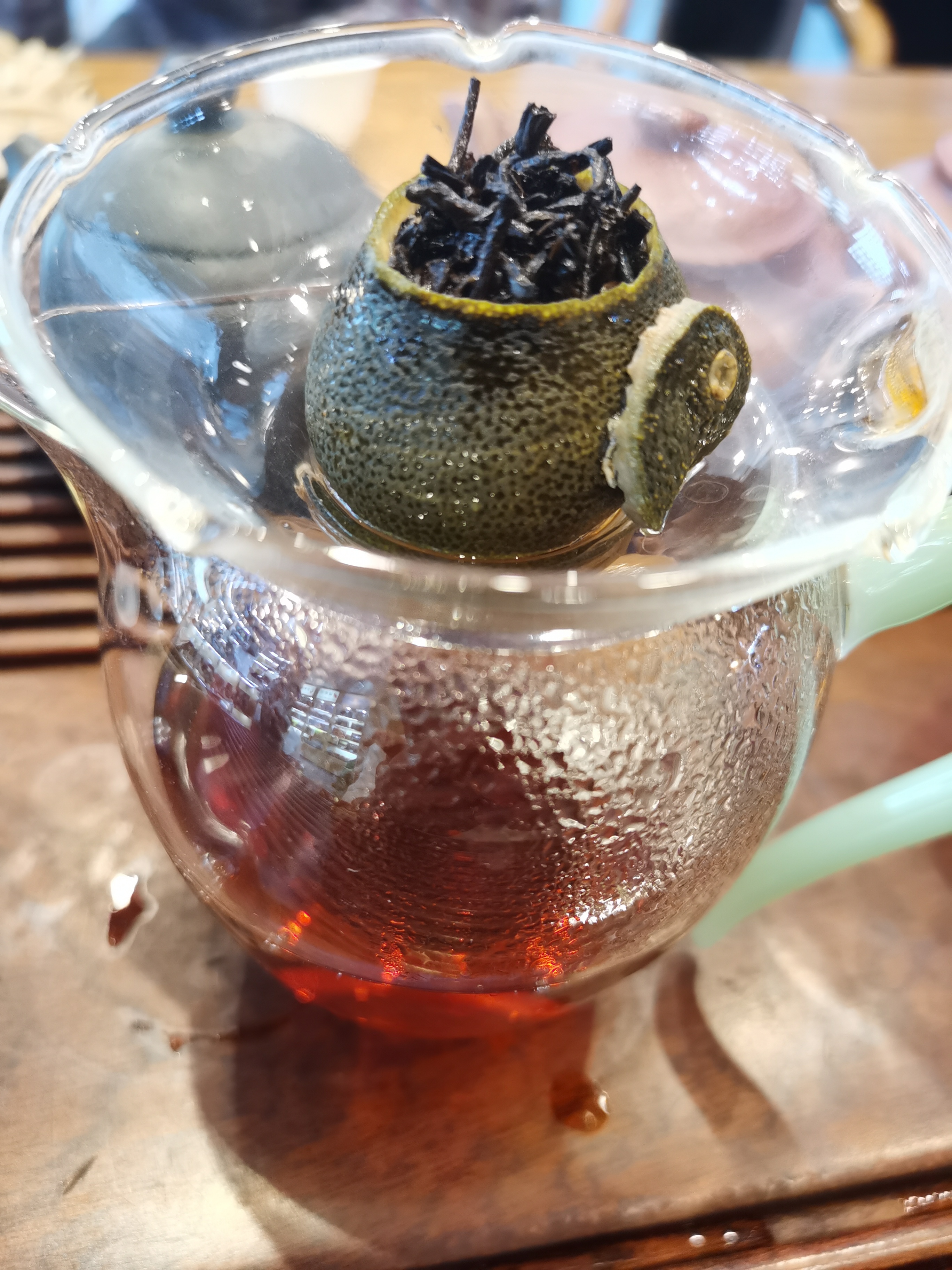 Xijia tangerine Puer tea
