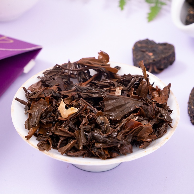 Dark  rose flower tea