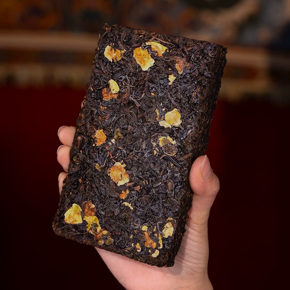 Sichuan Ya'an Dark tea and tea flowers 250g