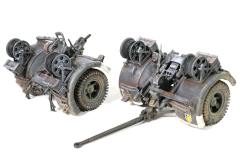 德军88毫米高射炮，Flak 36型基座配Flak 36型分段式炮管