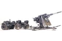 德军88毫米高射炮，Flak 36型基座配Flak 36型分段式炮管