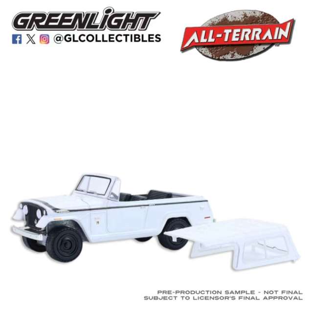 1:64 All-Terrain Series 17 35310-C - 1971 Jeep Jeepster Commando – White