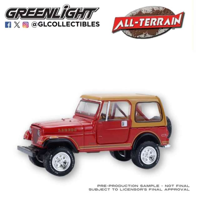 1:64 All-Terrain Series 17 35310-E 1:64 All-Terrain Series 17 - 1980 Jeep CJ-7 Laredo – Red