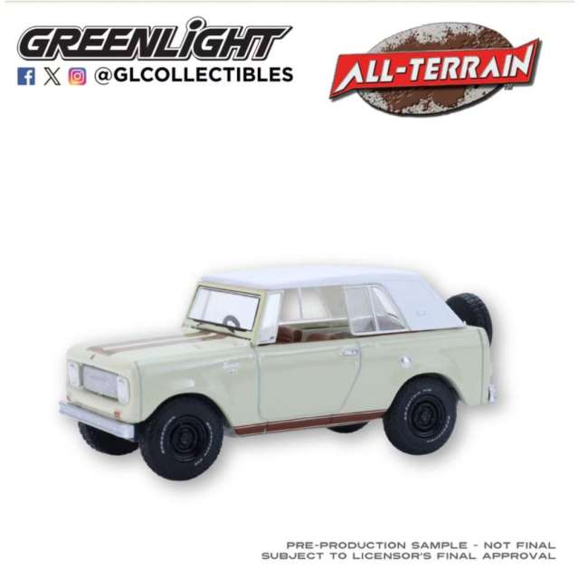 1:64 All-Terrain Series 17 35310-B - 1967 International Scout 800 Sportop - Cream &amp; Brown