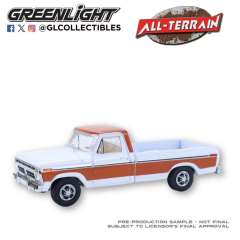 1:64 All-Terrain Series 17 35310-D - 1977 Ford F150 Ranger XLT - Orange &amp; White
