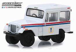 1:64 1971 Jeep DJ-5 United States Postal Service (USPS) - White with Red and Blue Stripes (Hobby Exclusive)