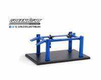 1:64 Auto Body Shop - Four-Post Lifts Series 1 - Blue Solid Pack