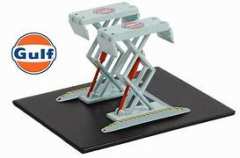 1:64 Auto Body Shop - Automotive Double Scissor Lifts Series 1 - Shell Oil Solid Pack