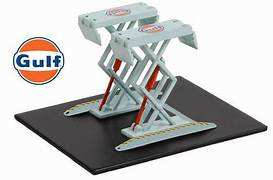 1:64 Auto Body Shop - Automotive Double Scissor Lifts Series 1 - Shell Oil Solid Pack