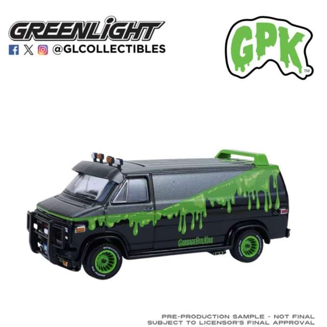 1:64 Garbage Pale Kids Series 8 54120-A - 1983 GMC Vandura - Petey Da Fool Solid Pack