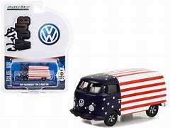 1:64 Club Vee-Dub Series 15 - 1964 Volkswagen Type 2 Panel Van - American Flag Solid Pack