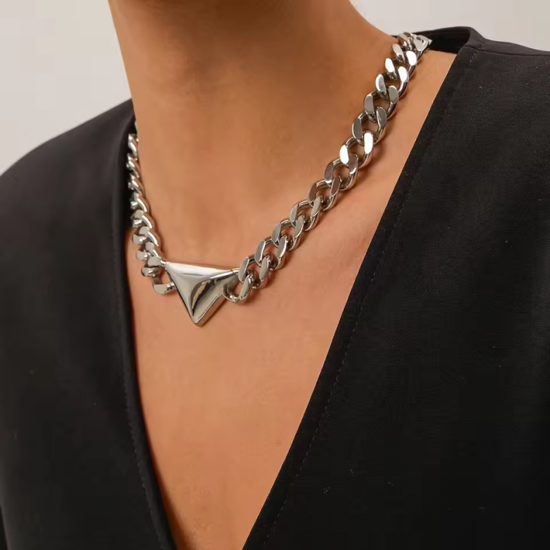 Cuban Triangle Necklace