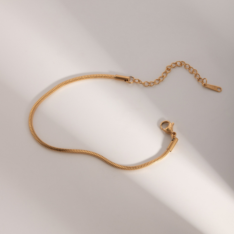 Square Snake Chain Bracelet
