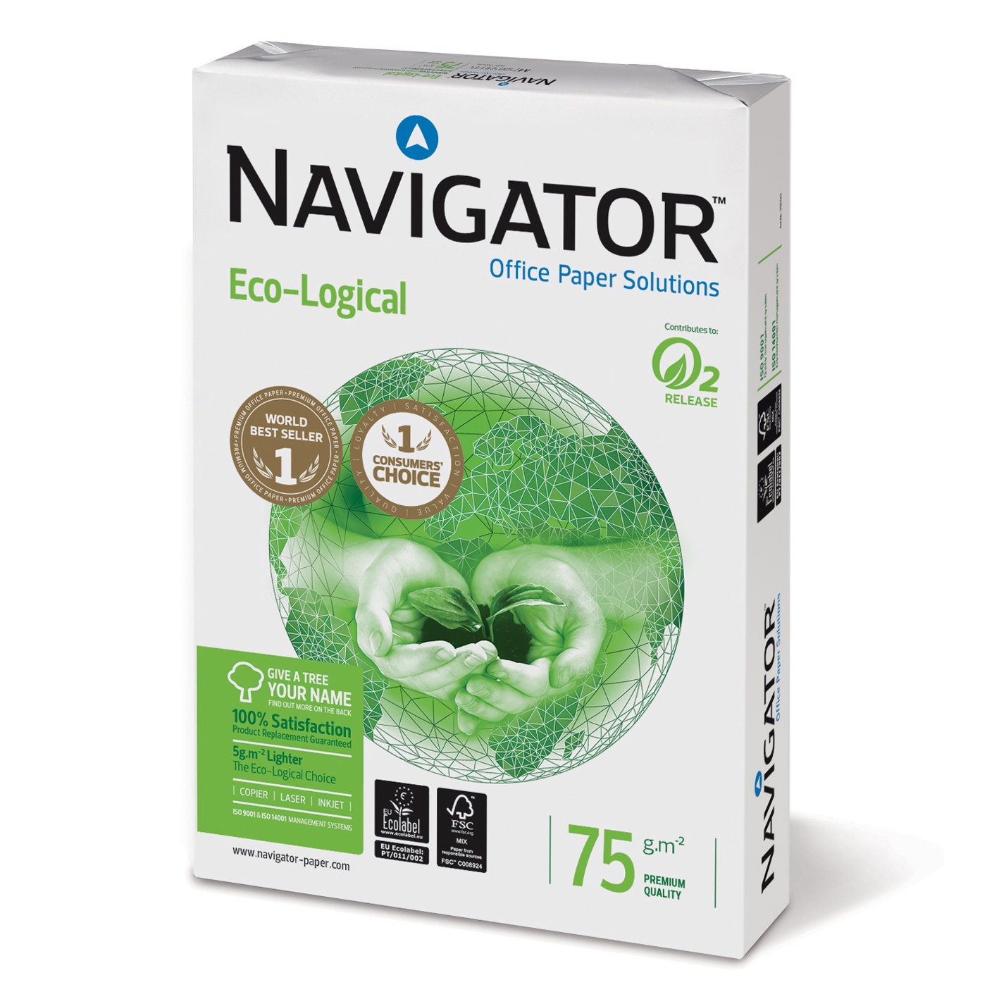 Navigator領航者進口A3/A4辦公影印紙75g