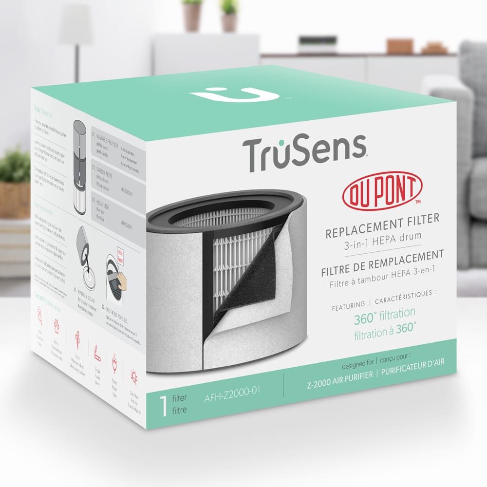 TruSens 除甲醛 去異味 化學氣體過濾 活性炭濾網&專業濾芯