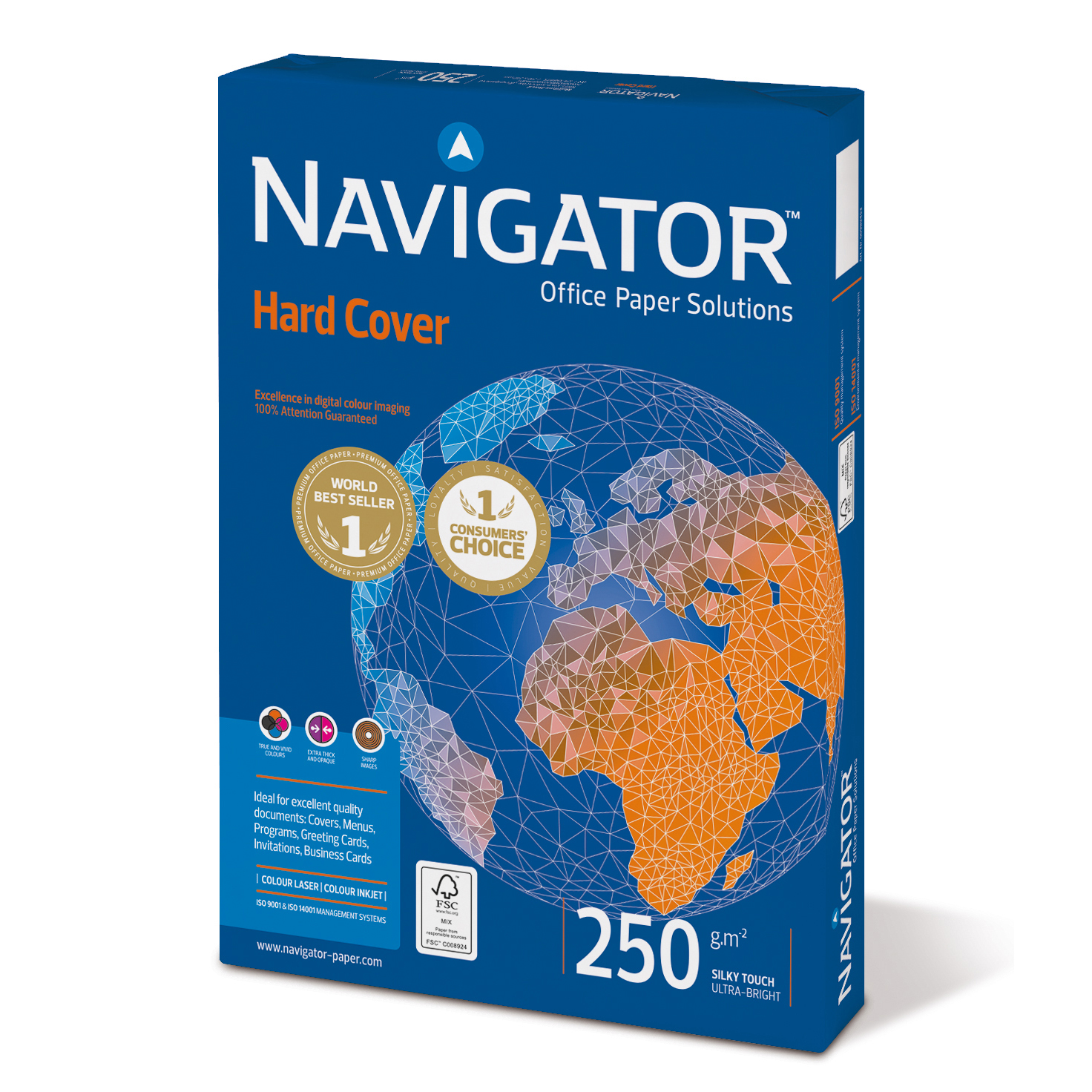 Navigator領航者葡萄牙進口A4特厚優質辦公影印紙250g