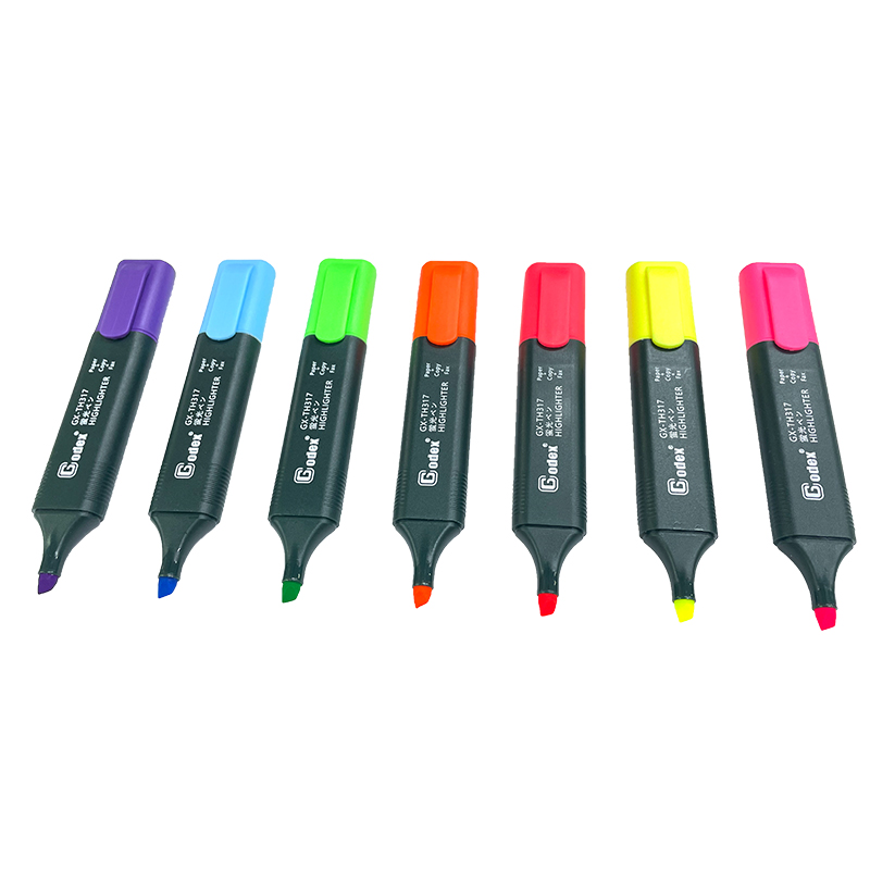 Godex 7色耐用熒光筆