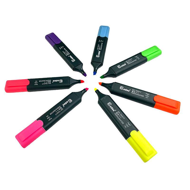 Godex 7色耐用熒光筆