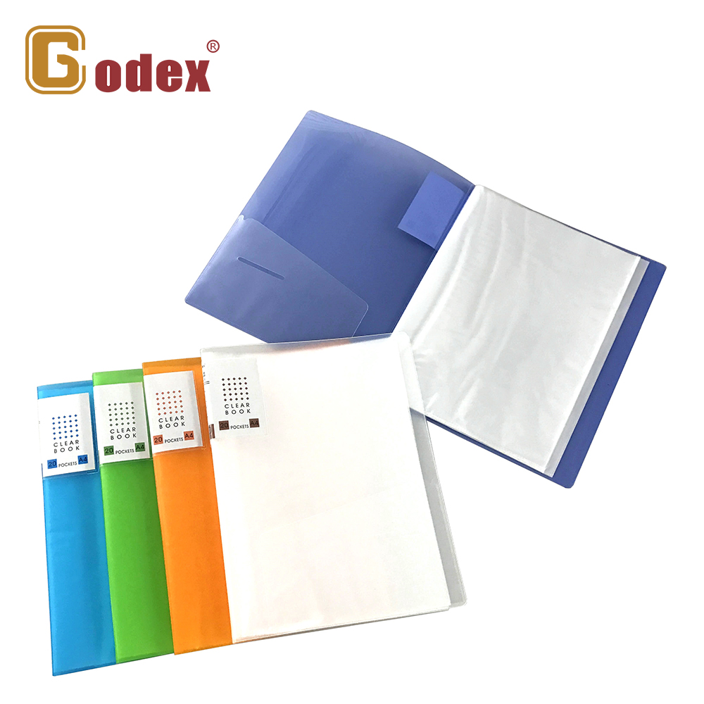 Godex磨砂透明資料簿