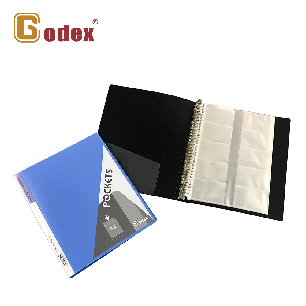Godex鋼圈可加頁名片簿 (可插封面) 及替芯