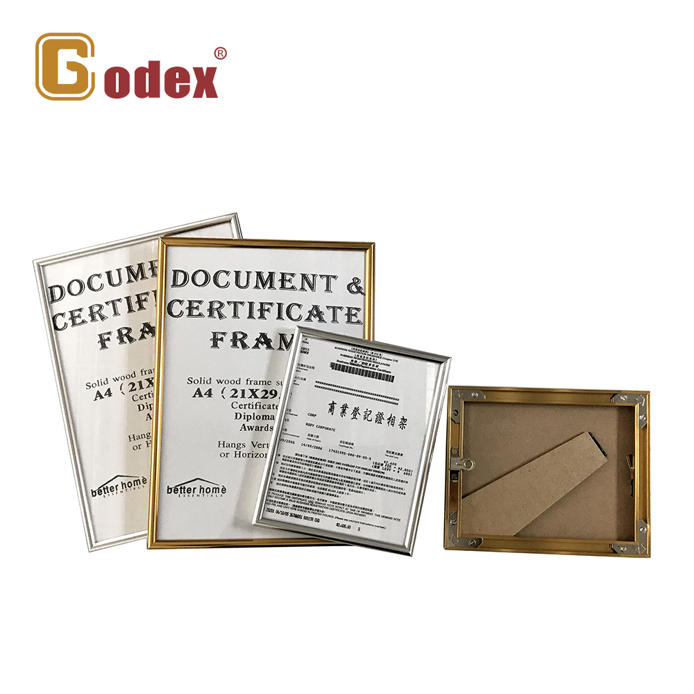 Godex鋁邊證書架