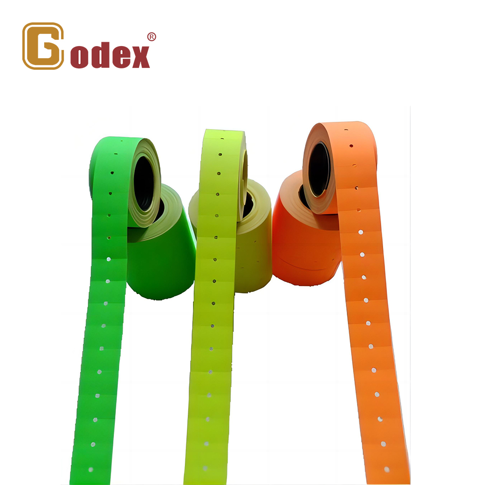 Godex熒光銀碼機標籤