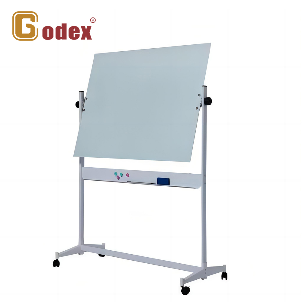 Godex雙面玻璃白板 + 旋轉腳架 (套裝)