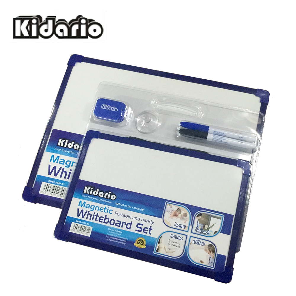 Kidario軟膠邊磁性白板套裝
