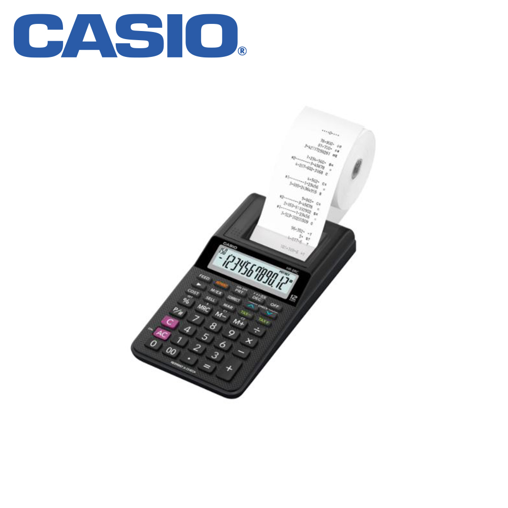 CASIO HR-8RC-BK 打印計算機