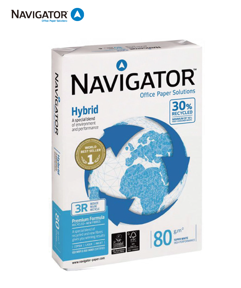 NAVIGATOR A4 A3 80gsm Hybrid 環保再造紙張